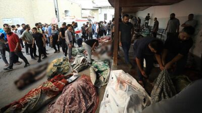 Ağustosta, İsrail ordusunun zorla yerinden edilen Filistinlilerin sığındığı 8 ayrı