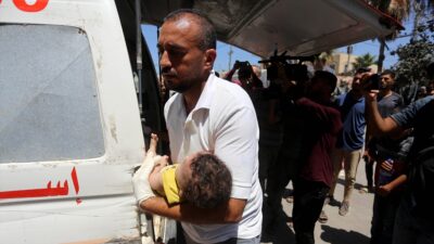 GAZZE (AA) – G&ouml;rg&uuml; tanıklarından alınan bilgiye g&ouml;re, İsrail top&ccedil;u