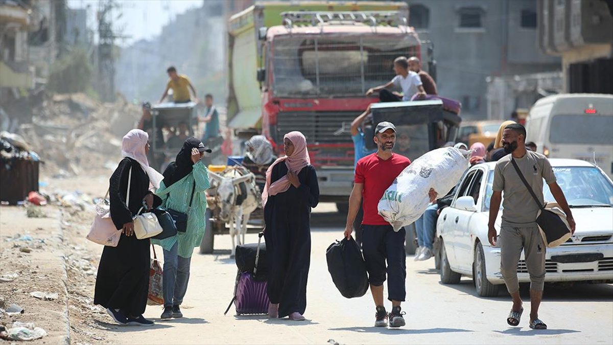 Gazze Şeridi'nde İsrail'in daha önce güvenli bölge iddia ettiği yerlerde