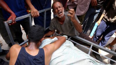 Gazze’deki Sivil Savunma Müdürlüğü, İsrail'in Gazze Şeridi'nin farklı yerlerine dün