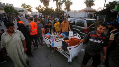 İsrail ordusunun, Gazze Şeridi'nin orta kesimindeki Deyr el-Belah'ın doğusundaki bölgelerin