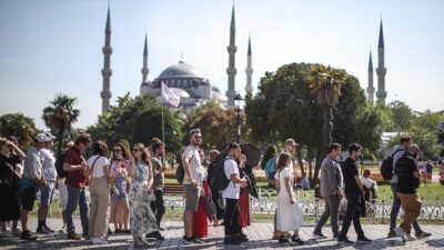 İstanbul'a yılın ilk 6 ayında gelen yabancı turist sayısı, geçen