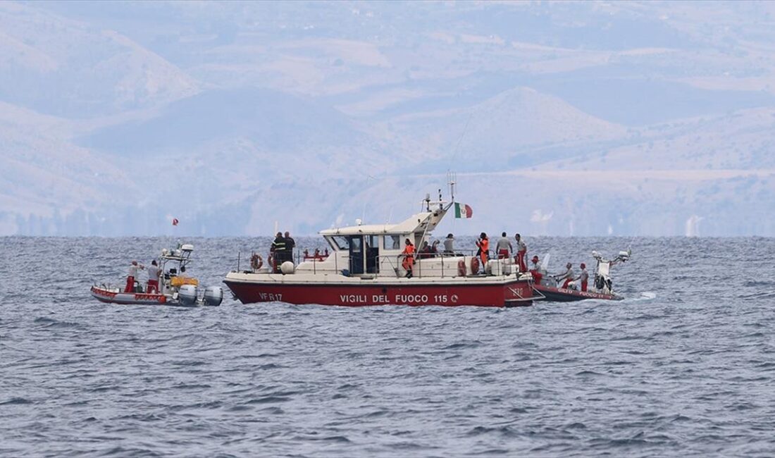 İtalya'nın Sicilya Adası'nın kuzey sahilindeki Porticello açıklarında 19 Ağustos'ta yatın