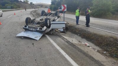 Karabük'te meydana gelen 2 trafik kazasında 3'ü çocuk 7 kişi