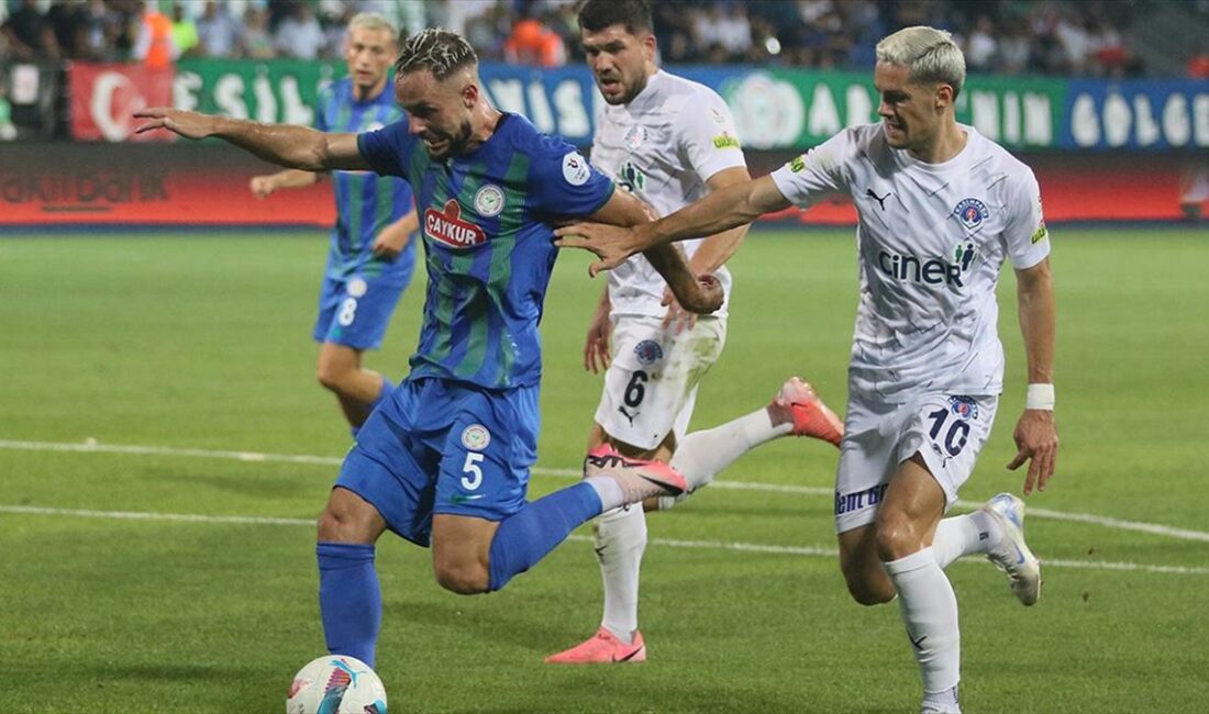 Trendyol Süper Lig'in 4. haftasında Kasımpaşa, konuk olduğu Çaykur Rizespor'u