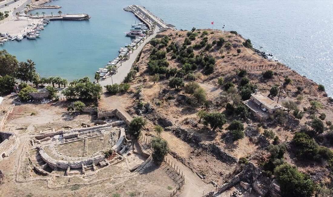  Mersin'deki Kelenderis Antik Kenti'nde devam eden arkeolojik çalışmalarda, daha