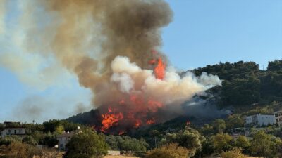 MANISA (AA) – &Ccedil;obanisa Mahallesi yakınlarındaki ormanlık alanda hen&uuml;z belirlenemeyen