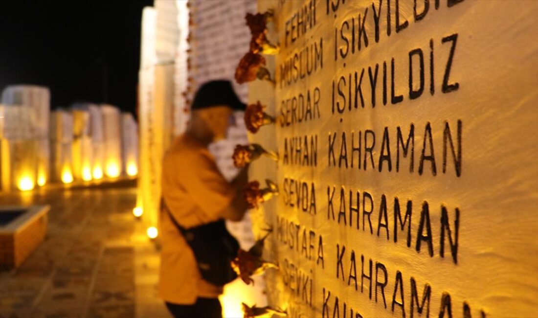 17 Ağustos 1999 Marmara Depremi'nde hayatını kaybedenler için anma programları