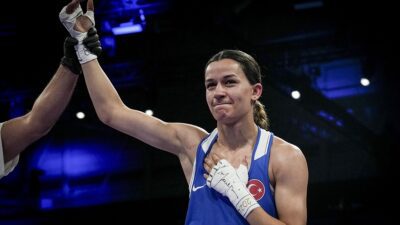 Paris 2024 Olimpiyat Oyunları boks branşında milli sporcu Hatice Akbaş,
