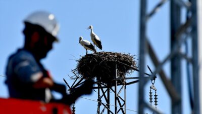 Kars'ta Aras EDAŞ ekipleri, bir yandan kesintisiz elektrik sağlamaya çalışırken,