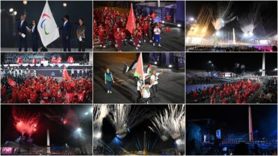 17. Paralimpik Yaz Oyunları'nın açılış töreni Fransa'nın başkenti Paris'te gerçekleştirildi.