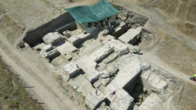 Tekirdağ'ın Marmaraereğlisi ilçesindeki 5 bin yıllık Perinthos Antik Kenti'nde bulunan