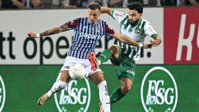 Trabzonspor, UEFA Konferans Ligi play-off turu ilk maçında konuk olduğu
