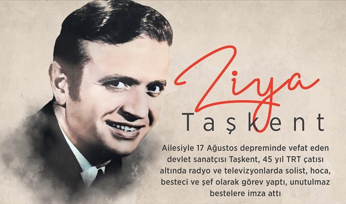 Türk sanat müziği sanatçısı, bestekar, solist ve şef Ziya Taşkent,
