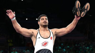 Paris 2024 Olimpiyat Oyunları'nda erkekler serbest stil 125 kiloda bronz