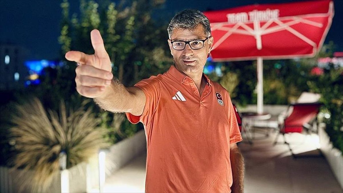 Olimpiyatlarda Yusuf Dikeç'in ekipman kullanmadan yaptığı atış sırasında çekilen fotoğrafı