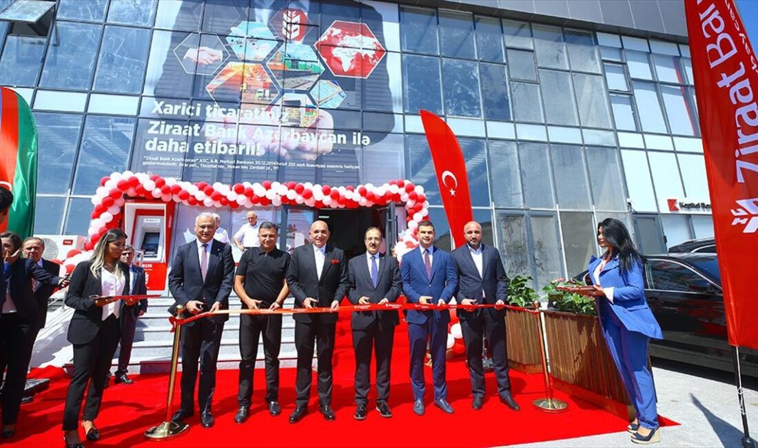 BAKÜ (AA) – Ziraat Bank Azerbaycan, 9. şubesini açtı. Türkiye’nin
