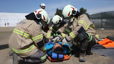 Türkiye Madenciler Derneği (TMD) tarafından düzenlenen 3. Maden Kurtarma Yarışması'nda