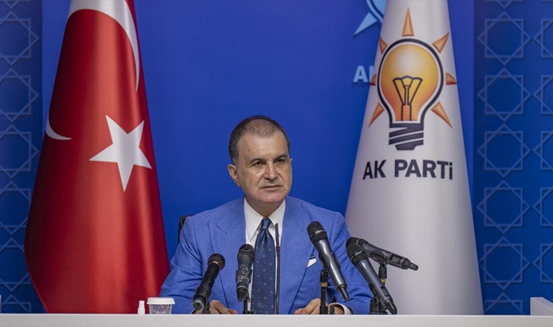 AK Parti Genel Başkan Yardımcısı ve Parti Sözcüsü Ömer Çelik,