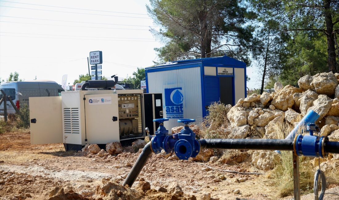 ANTALYA (AA) – Aksu’ya içme suyu tesisi kuruldu. Aksu ilçesinde