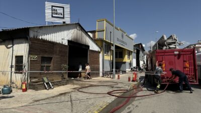 ANTALYA (AA) – Alanya’da mobilya atölyesindeki yangın hasara yol açtı.