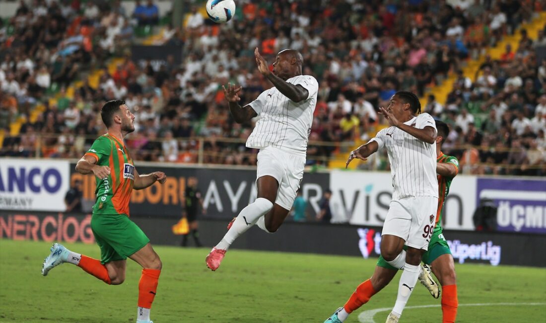 ANTALYA (AA) – Trendyol Süper Lig'in 5. haftasında Atakaş Hatayspor