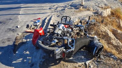 ANTALYA (AA) – Antalya’da bir kişinin yaralandığı kazayı güvenlik kamerası