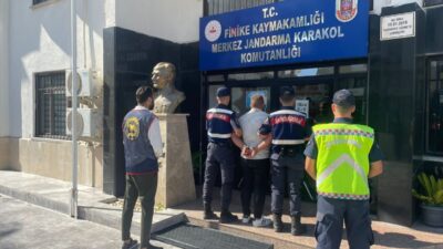 ANTALYA (AA) – Antalya'nın Finike ilçesinde düzenlenen operasyonda, hakkında kesinleşmiş