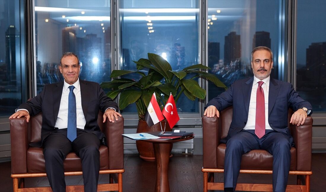 Dışişleri Bakanı Hakan Fidan, New York’taki Türkevi’nde Mısır Dışişleri Bakanı