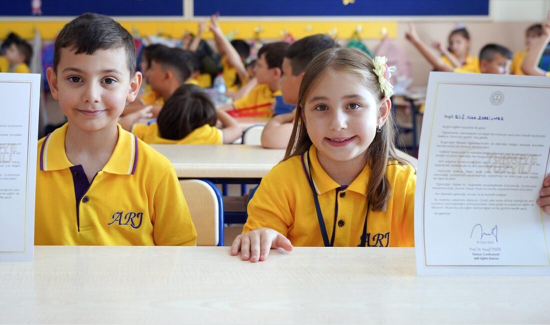 Milli Eğitim Bakanı Yusuf Tekin, 2024-2025 eğitim öğretim yılında ilkokula