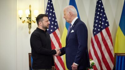 Ukrayna Devlet Başkanı Volodimir Zelenskiy ile New York'ta bir araya