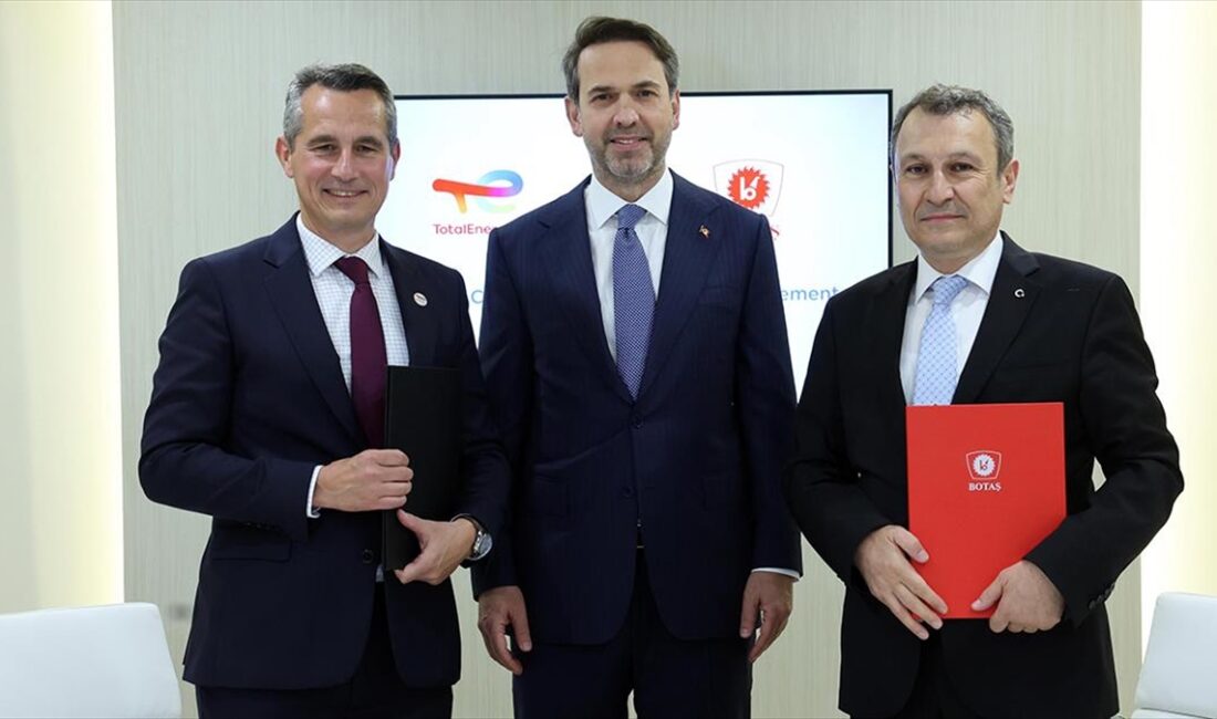 TEXAS (AA) – BOTAŞ ve TotalEnergies arasındaki LNG anlaşmasının imza