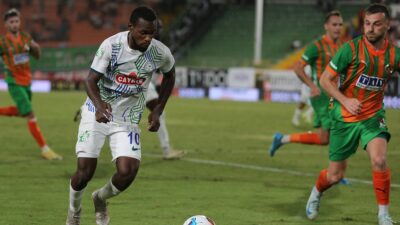 Trendyol Süper Lig'in 7. haftasında Corendon Alanyaspor ile Çaykur Rizespor