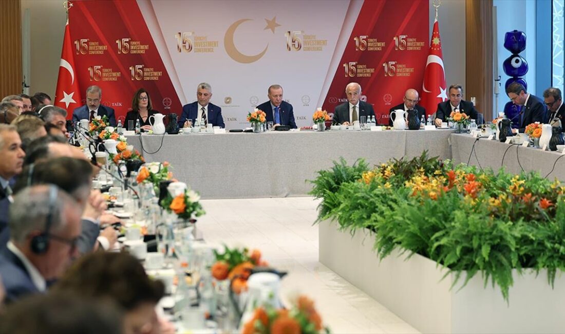 Cumhurbaşkanı Recep Tayyip Erdoğan, 15. Türkiye Yatırım Konferansı çerçevesinde Amerikalı