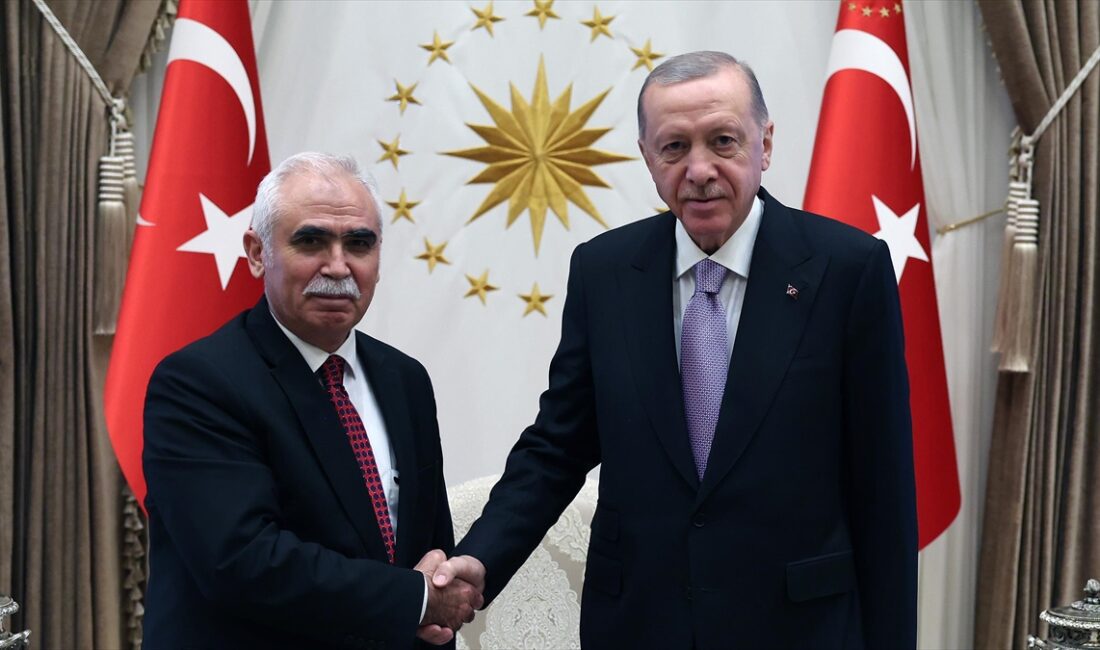 Cumhurbaşkanı Recep Tayyip Erdoğan, Anayasa Mahkemesi (AYM) Başkanı Kadir Özkaya'yı