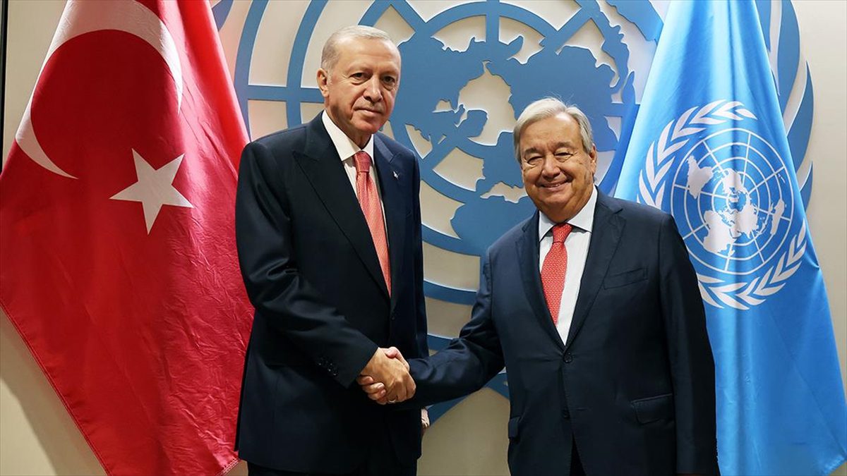 Cumhurbaşkanı Recep Tayyip Erdoğan, Birleşmiş Milletler (BM) Genel Sekreteri Antonio