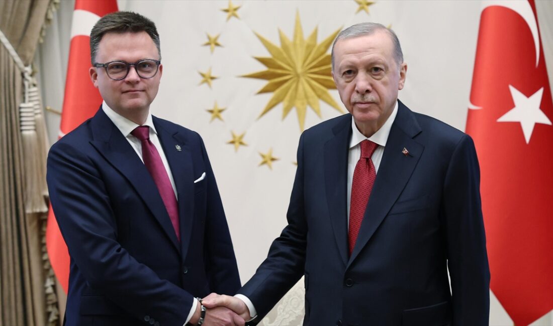 ANKARA (AA) – Cumhurbaşkanlığı Külliyesi’ndeki kabul, basına kapalı gerçekleşti. Kabulde,