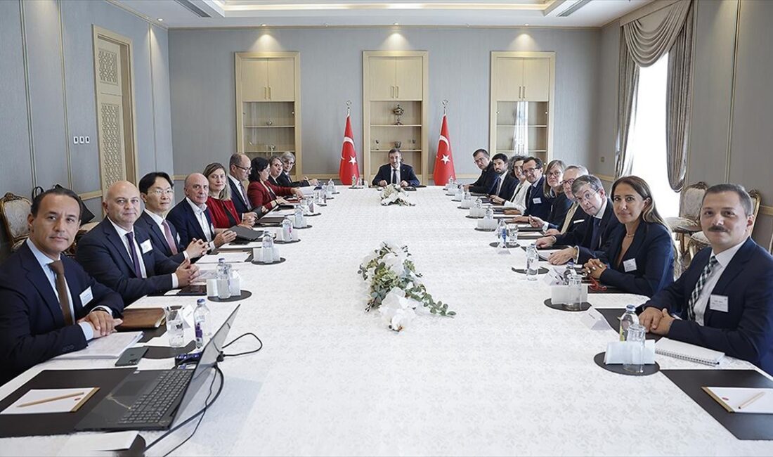 Cumhurbaşkanı Yardımcısı Cevdet Yılmaz, Avrupa İmar ve Kalkınma Bankası (EBRD)