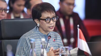 Endonezya Dışişleri Bakanı Retno Marsudi, "İsrail'in devam eden soykırımı, derhal