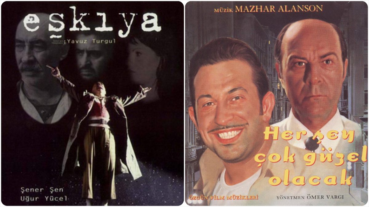 Türk sinemasına damgasını vurmuş klasik filmlerden "Eşkiya" ve "Her Şey
