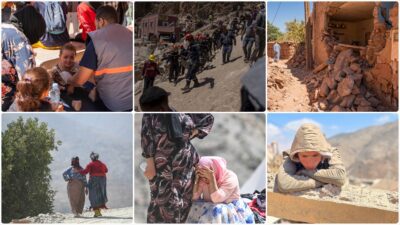 Fas’ın Marakeş kentine bağlı El-Huz bölgesinde 8 Eylül 2023’te 7