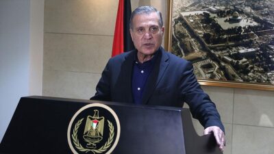 Filistin Devlet Başkanlığı Sözcüsü Nebil Ebu Rudeyne, İsrail Başbakanı Binyamin