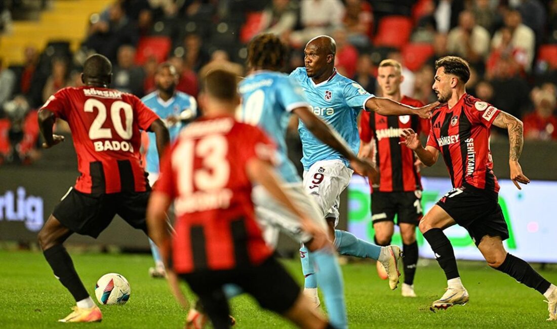 Trendyol Süper Lig'in 6. haftasında Gaziantep FK ile Trabzonspor 0-0