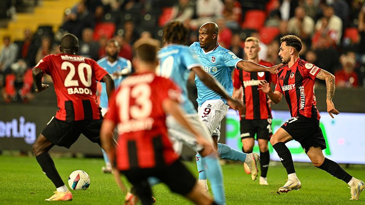 Trendyol Süper Lig'in 6. haftasında Gaziantep FK ile Trabzonspor 0-0