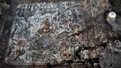 Hatay'ın Erzin ilçesindeki Epiphaneia Antik Kenti'nde yer alan Artemis Hamamı'nın