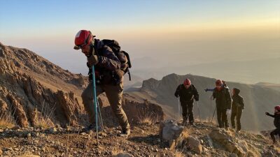 Erciyes Dağı'nda pist güvenlik görevlisi olarak çalışan 32 yaşındaki dağcı