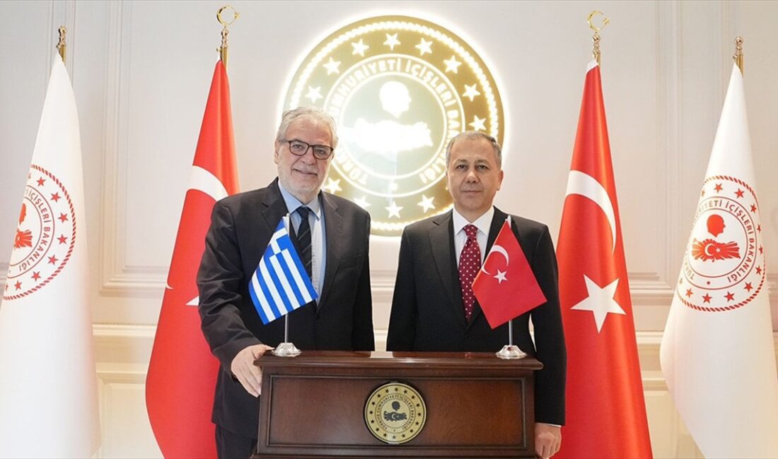 Bakan Ali Yerlikaya, Yunanistan Denizcilik ve Ada Politikaları Bakanı Christos