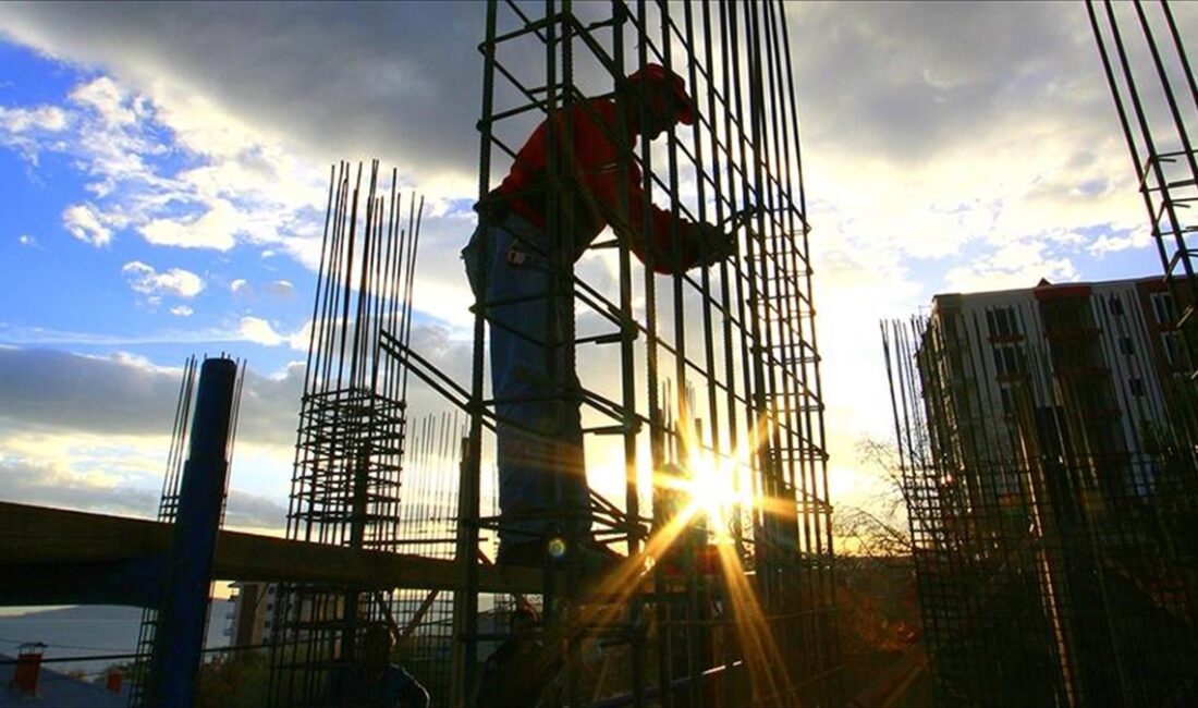 İnşaat sektöründe ücretli çalışan sayısı, temmuz ayı itibarıyla 1 milyon