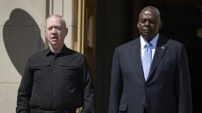 İsrail Savunma Bakanı Yoav Gallant, ABD Savunma Bakanı Lloyd Austin