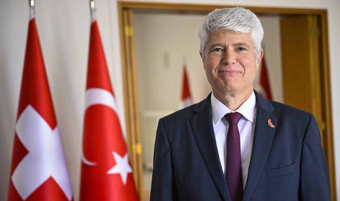 İsviçre'nin Ankara Büyükelçisi Guillaume Bertrand Scheurer, hem ticaret hacmini hem